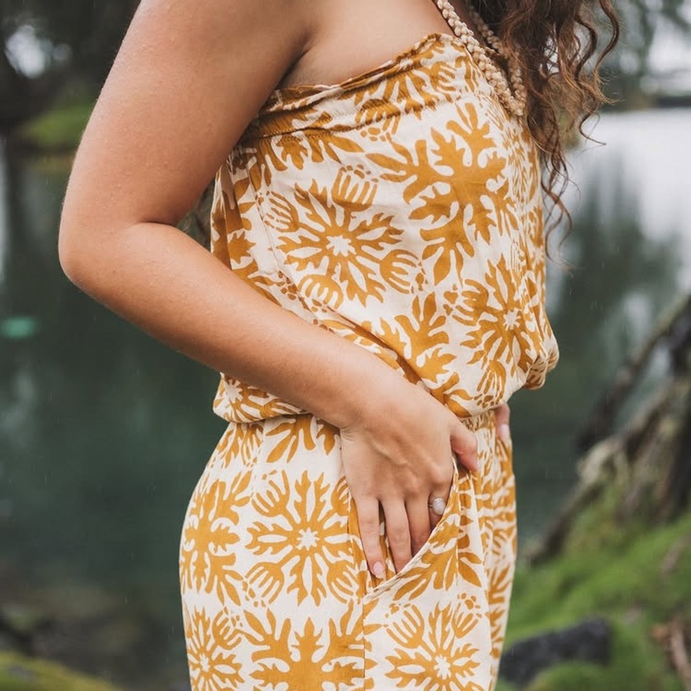 Alohiwai Vintage Aloha Coco Jumpsuit
